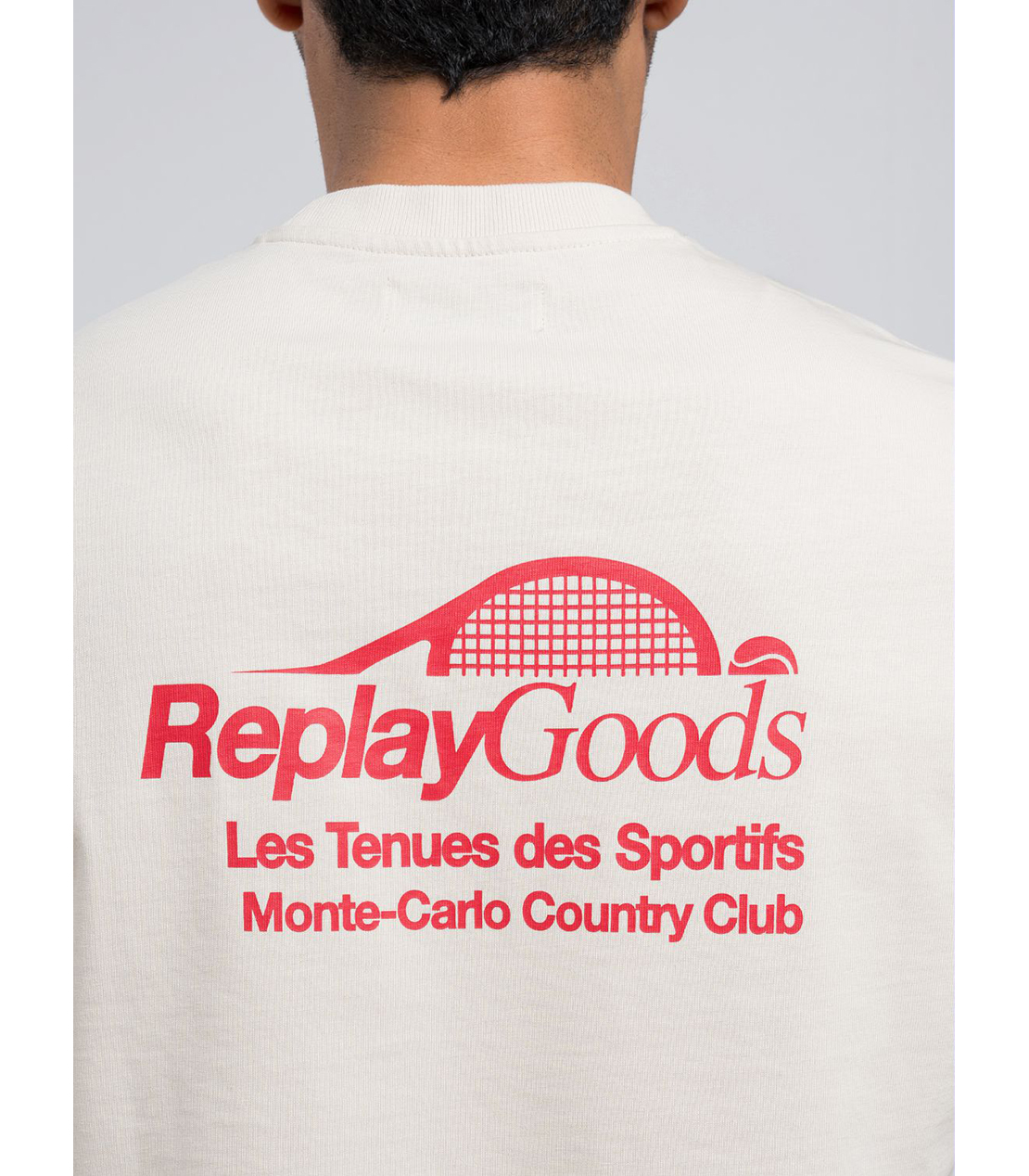 モンテカルロカントリークラブコレクションクルーネックTシャツ 詳細画像 アイボリー 5